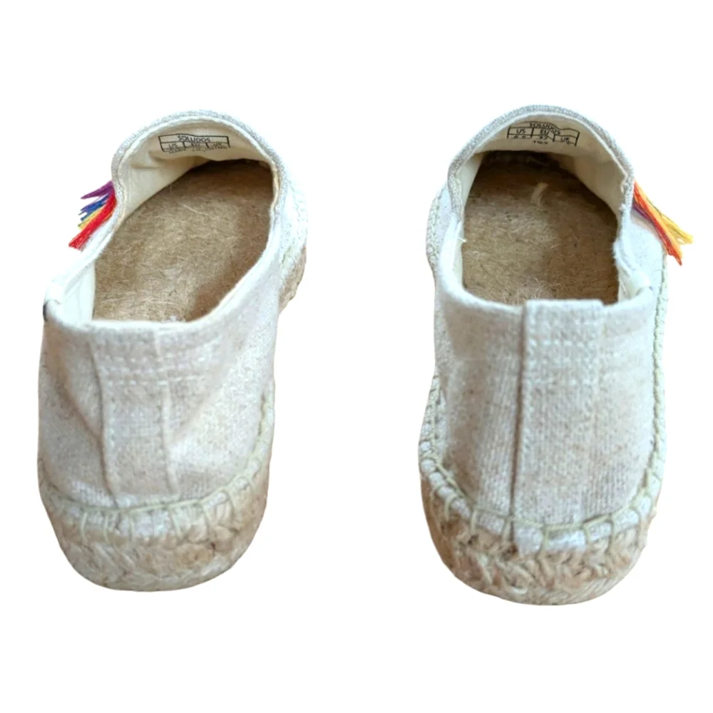 Soludos Pride Smoking Slipper Espadrille Size 6.5